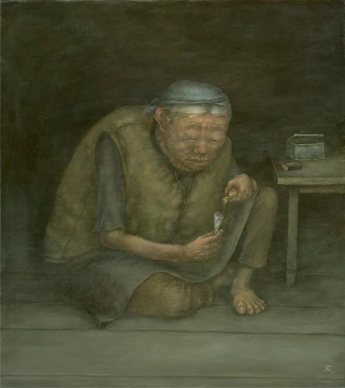 Курильщица