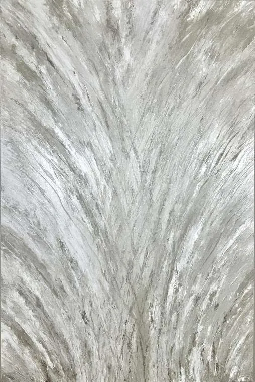 LIEN Acrylic, Structural paste, Lacquer / Linen Canvas, Turik&Art