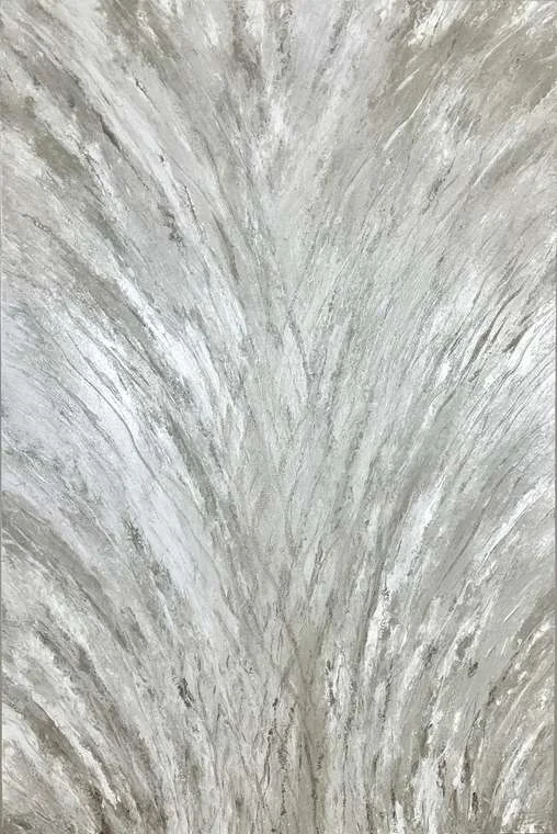 LIEN Acrylic, Structural paste, Lacquer / Linen Canvas