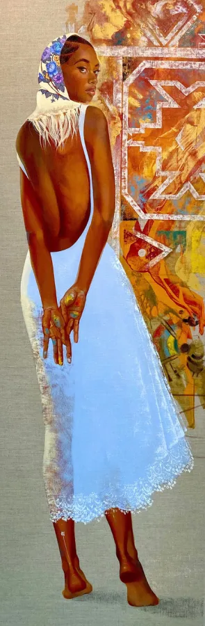 Oil and acrylic on canvas Oil on canvas, Evgenia Knyazeva