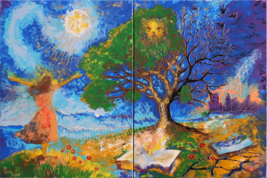 Portfolio theme "SPIRITUAL ABSTRACTION, Евгений Дмитров