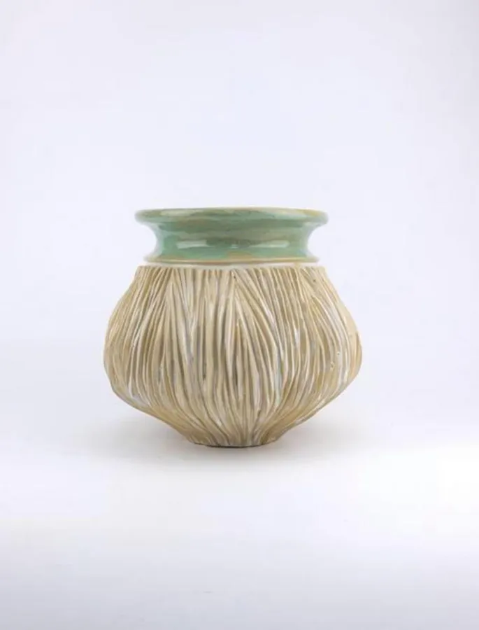 Ваза "c зеленым кантом", Ceramicatelie