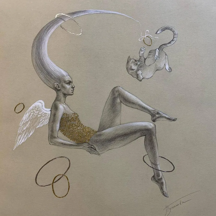 Летящий кот и Ангел, Ольга Туманова