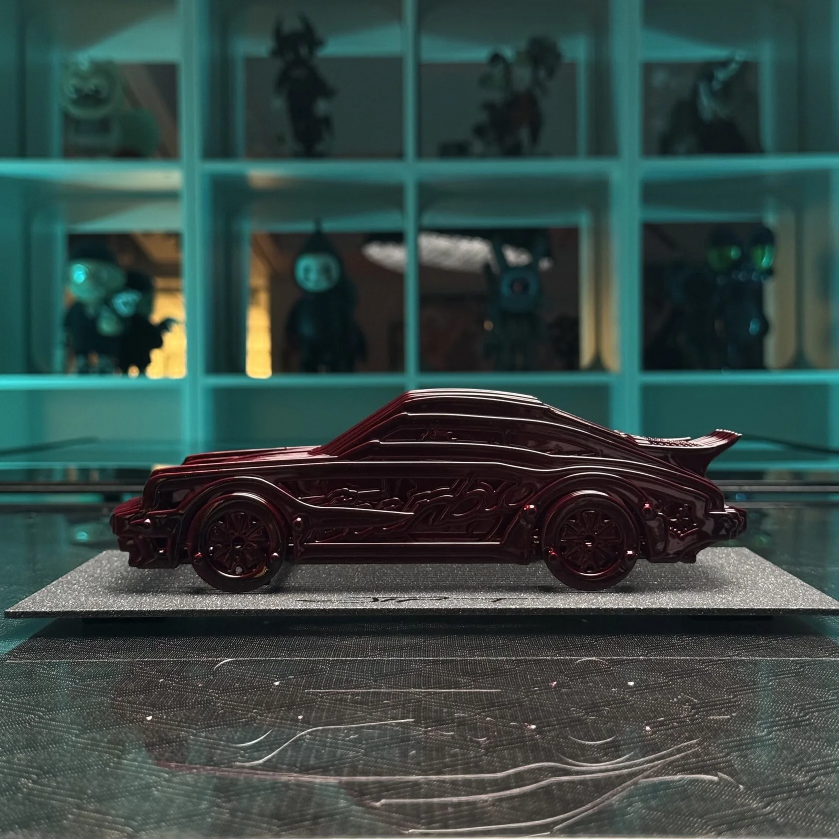Porsche red