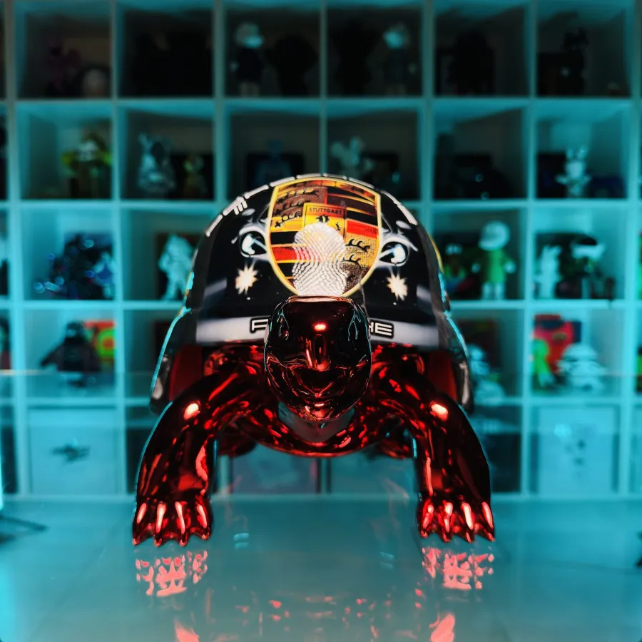 NAOR TURTLE — Porsche red
