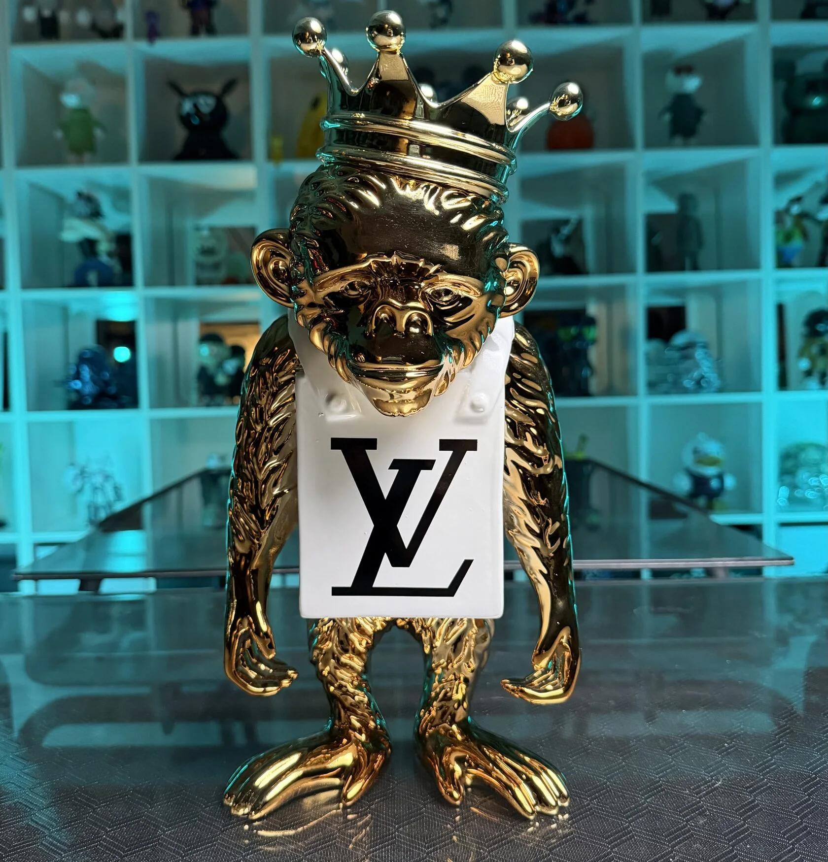 Van Apple Art LV Monkey