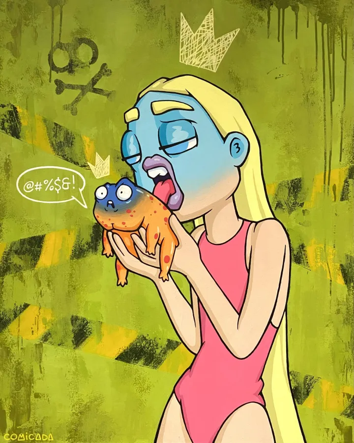 Toxic love, Comicada Art