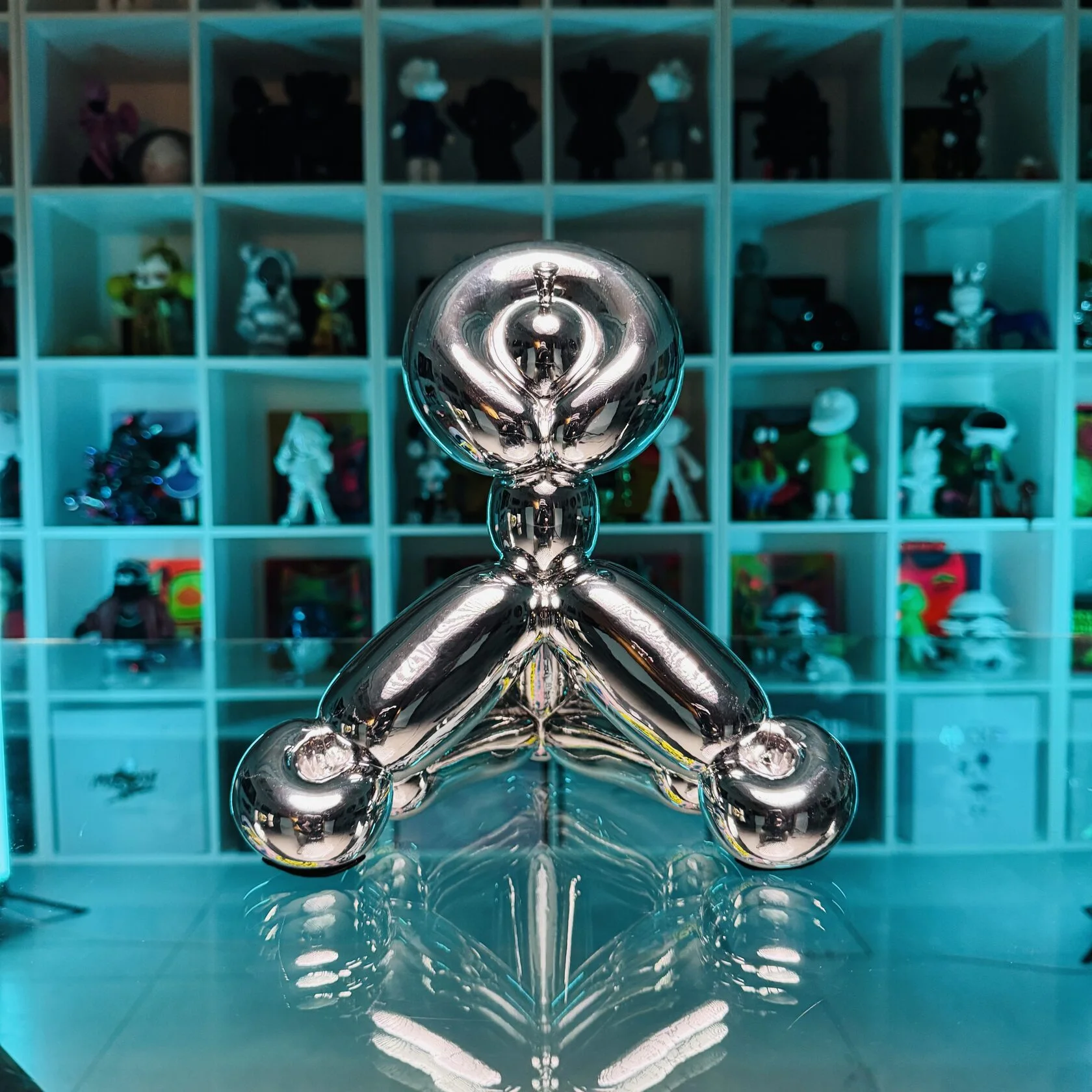 Editions Studio Art Balloon Monkey L Silver