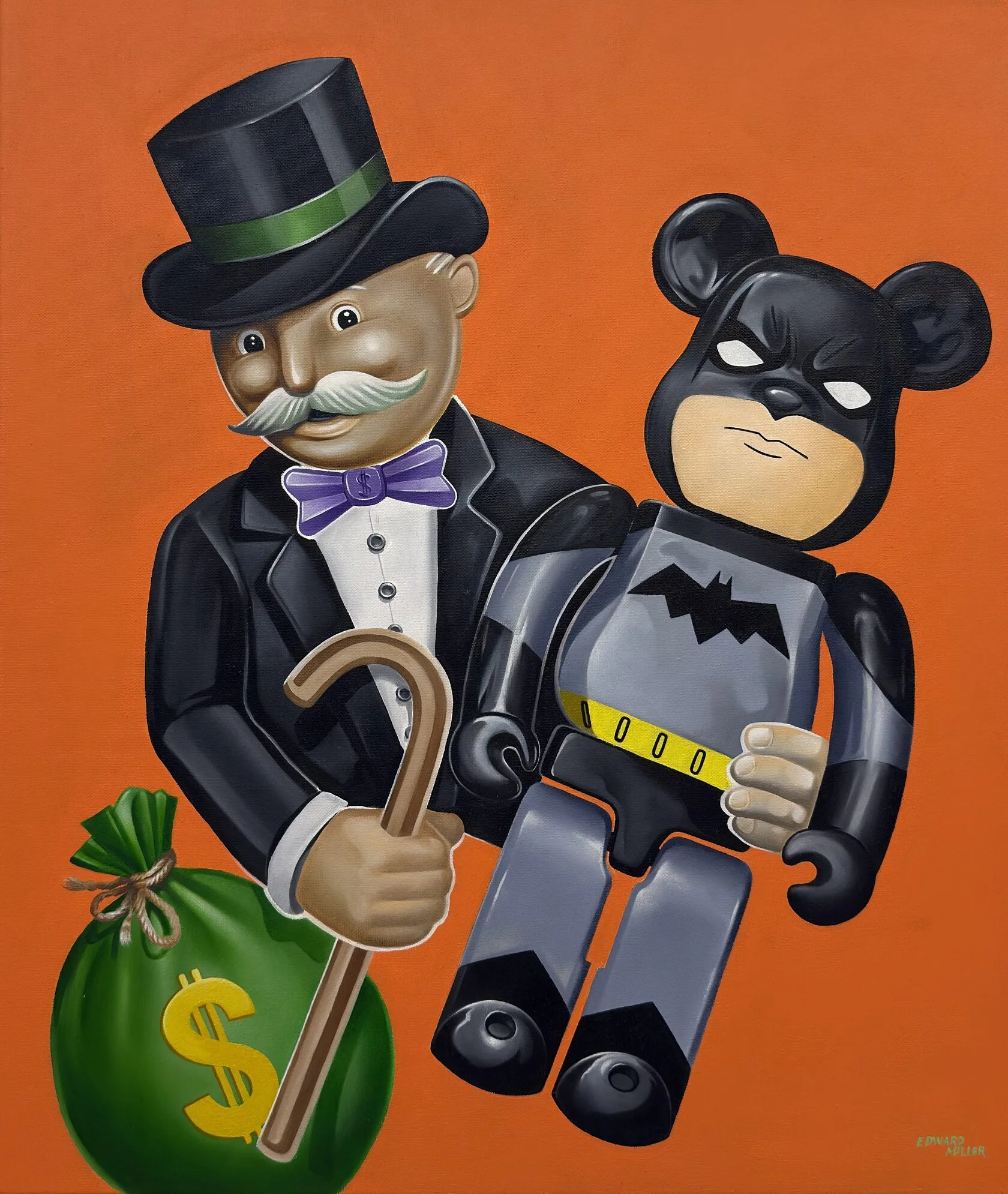 MR.Monotoly got a Batman Bearbrick