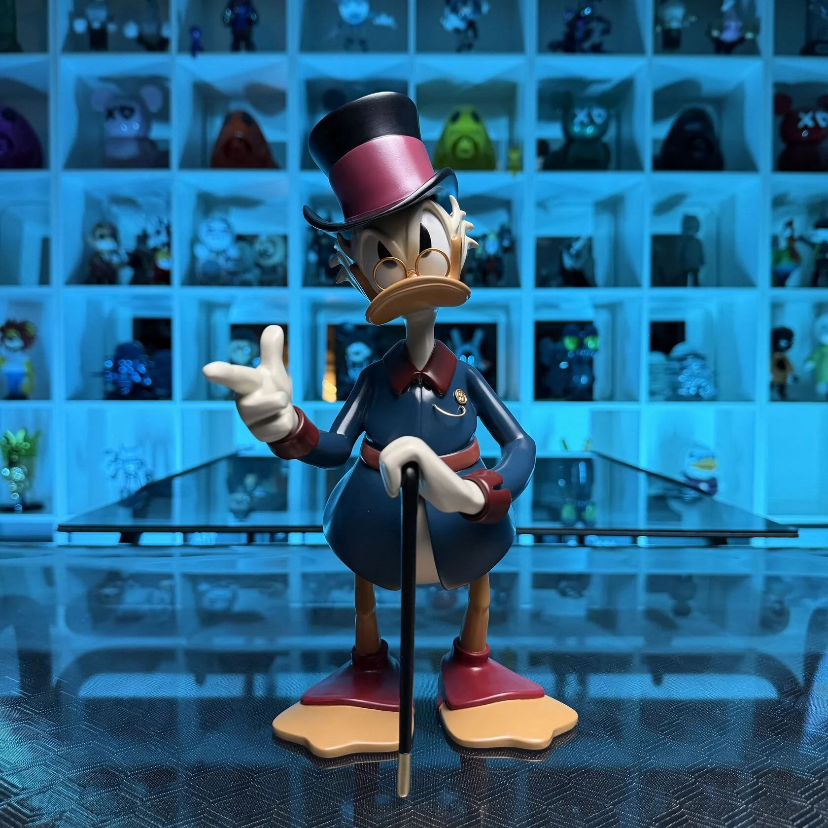 Disney Art Statue Mecha Series Future uncle Scrooge