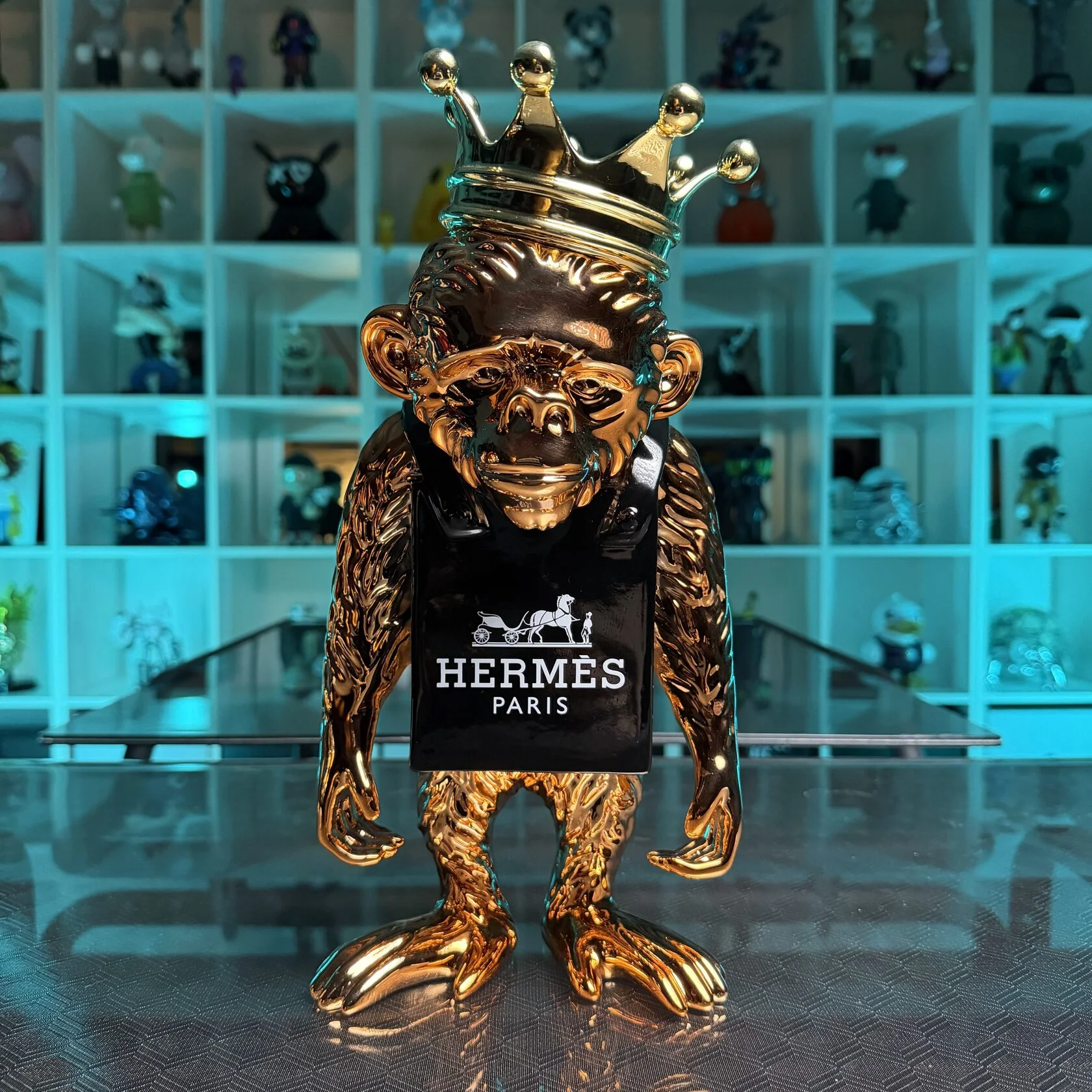 Van Apple Art Hermes Monkey