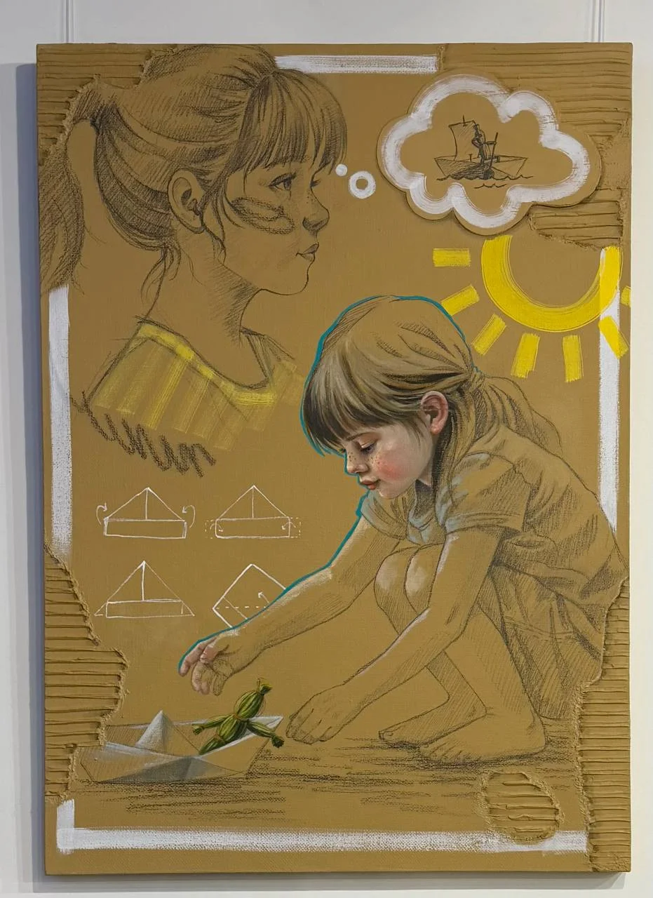 Детство. Кораблик